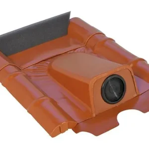 Preisknaller MARZARI Solar-Rohrdurchführung Beton Bleiplatte m.EPDM Tülle, Durchmesser 20-65mm,Farbe Rot, VPE 2 Stück