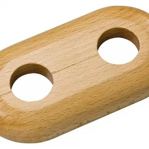 Holz-Doppelrosette Typ Schwarzwald Buche - 15mm Jetzt Kaufen