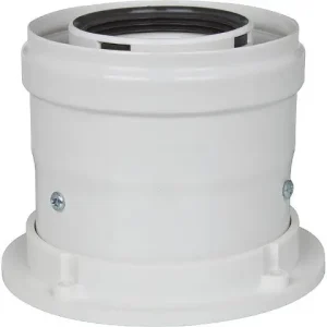 Preiswert Abgas-Kesselanschlussstück 60/100 für raumluftunabhängigen Betrieb