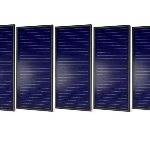 Echt STI 5-er Solarpaket Aufdach-Montageset Flachkollektoren FKF-240-V Al/Cu