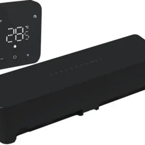 Kostenfreie Lieferung Regleverteiler mit RaumtemperaturreglerH 64-MT Master, Schwarz