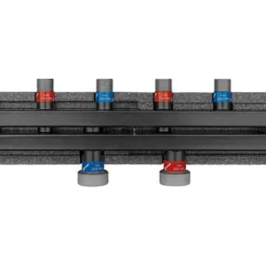 Kesselverteiler Evenes VT 2/3 AG DN20(3/4'), 2m³/h, 50kW, inkl. Halterung und Isolierung Kostenfreie Lieferung