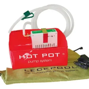 Leckpool "HOT POT" mit PVC-Auffangpool, 10 l/min, 5,5 m Förderhöhe, inkl. Netzteil & Ablaufschlauch Begrenztes Angebot