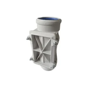 Wavin AS+ Reinigungsöffnung DN100, rechtwinklig, lichtgrau, mineralverstärktes PP, für Schallschutz-Entwässerung, 3092330 Sonderangebot