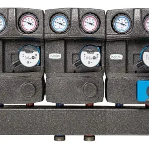 Neue Kollektion Modulverteilergruppe Evenes 2x Direktkreis, 1x Mischkreis DN25 (1")