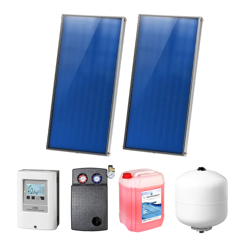 4,02 m² Sunex Flachkollektor-Set 1 2x AMP 2.0 Angebot