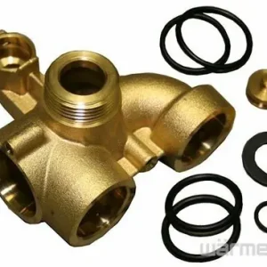 Abverkauf Buderus Gehäuse Drei-Wege-Ventil für GB162, für Vorlauf / Rücklauf 8718600272