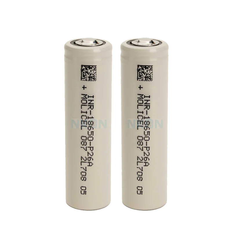 2 x Molicel INR18650-P26A - 3,6V-3,7V 2600mAh - Lithium-Ionen-Akku Online Kaufen