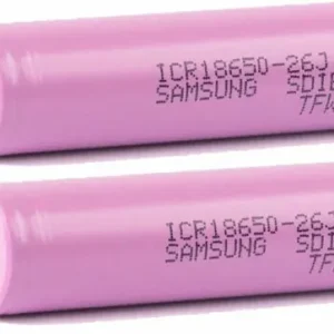 2 x Samsung ICR 18650-26J 3,6V-3,7V 2600mAh - Lithium-Ionen-Akku Top-Preis
