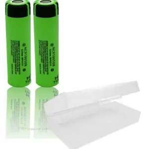 2 x Panasonic NCR 18650B 3,6V-3,7V 3400mAh - Lithium-Ionen-Akku mit Box Ausverkauf