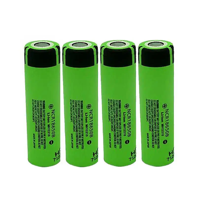 4 x Panasonic NCR 18650B 3,6V-3,7V 3400mAh - Lithium-Ionen-Akku Neue Ware