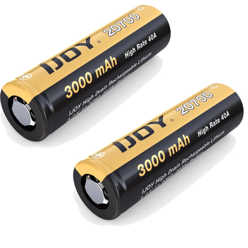 2 x Ijoy 20700 3,6V-3,7V 3000mAh - Lithium-Ionen-Akku Bestseller