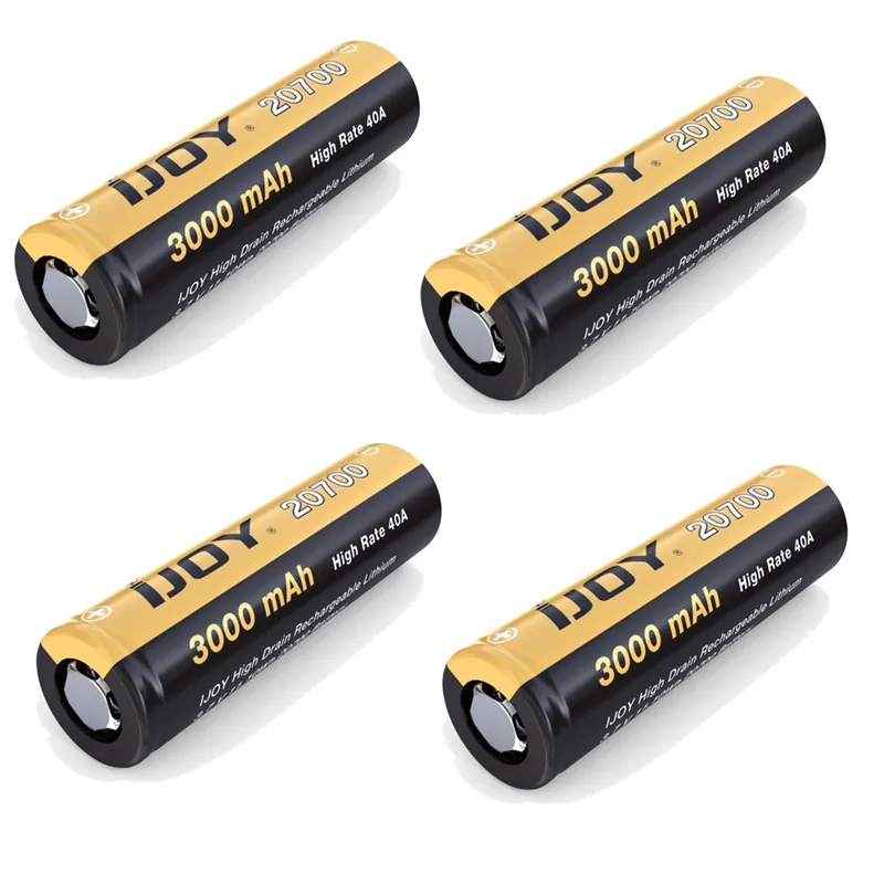 4 x Ijoy 20700 3,6V-3,7V 3000mAh - Lithium-Ionen-Akku Angebot