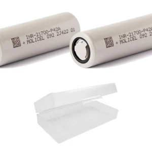 2 x Molicel INR 21700-P42A 3,6V-3,7V 4200mAh - Lithium-Ionen-Akku mit Box Nur Für Kurze Zeit