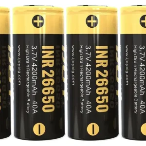 4 x Ijoy IMR 26650 3,6V-3,7V 4200mAh - Lithium-Ionen-Akku Bestpreis