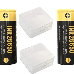 4 x Ijoy IMR 26650 3,6V-3,7V 4200mAh - Lithium-Ionen-Akku mit 2 Boxen Saisonangebot