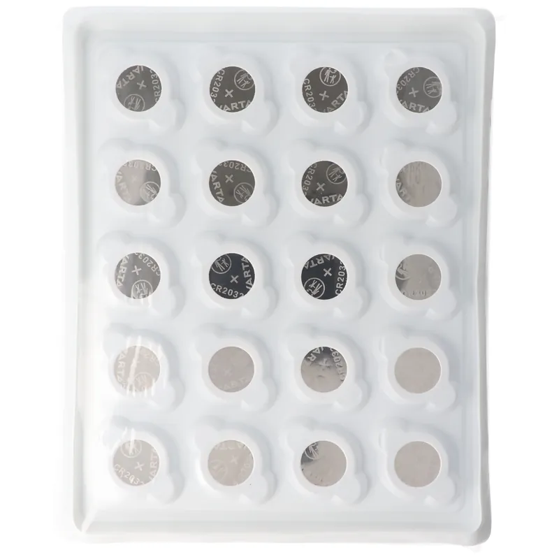 320 Stück einzelne Varta CR2032 Lithium Batterien in 20er Tray Verpackung zum entnehmen, Großpackung Nur Für Kurze Zeit