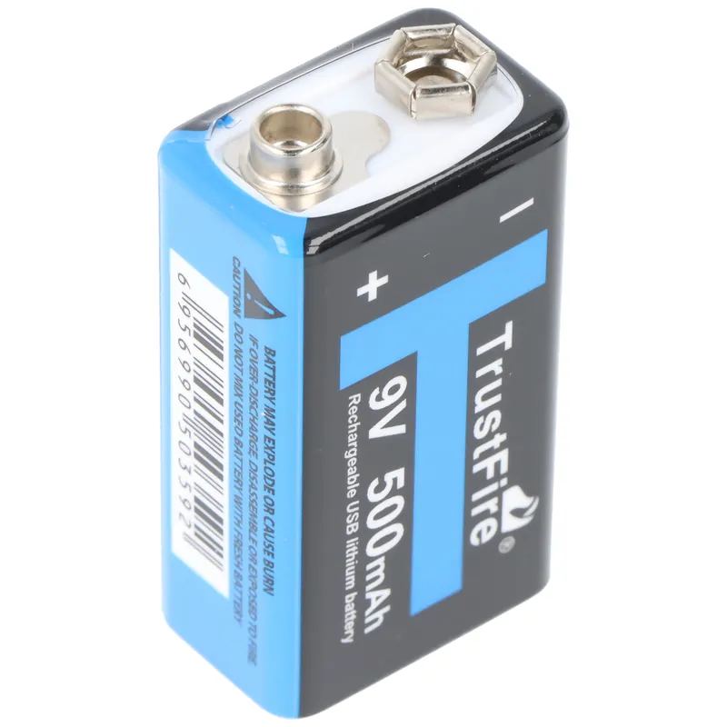 7,4 Volt 7,4V-Block 6LR61 6F22 7.4V 550mAh BMS geschützt mit USB Ladefunktion Solange Der Vorrat Reicht